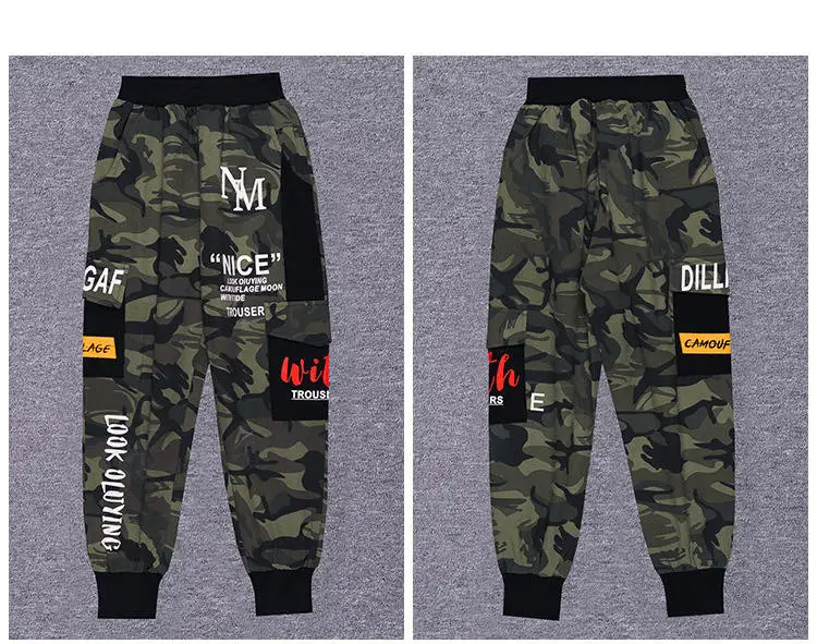 Für kleine Helden: Cargohose mit Tarnmuster für Jungen-Cargo Hose -556