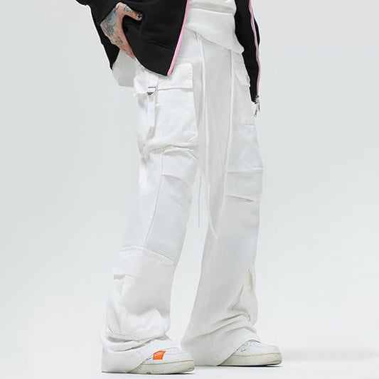 Cargo Hose Weiß Damen mit Schnürung – Retro trifft auf Streetwear-cargo-hose-54