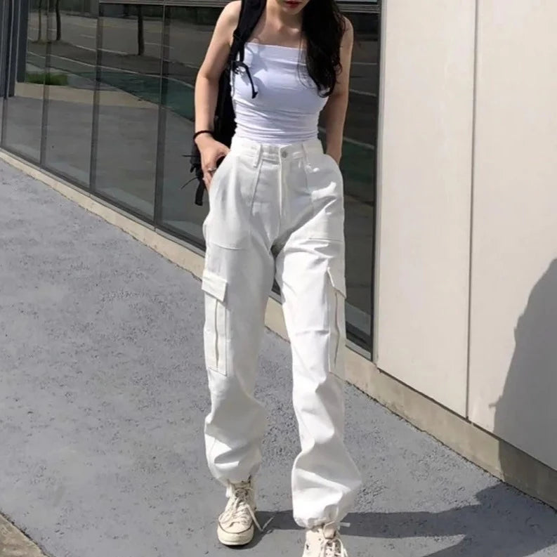 Cargohosen Nashi: ein trendiges Basic für Damen-Cago Hose- 6