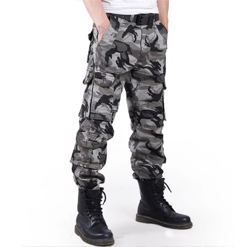 Military Chic: Sommer-Cargohose mit mehreren Taschen-cargo Hose-6