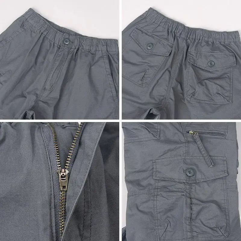 Hochwertige Cargo-Shorts aus Naturbaumwolle