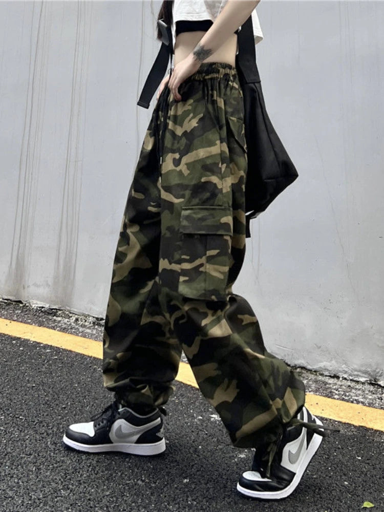 Urbaner Chic: Cargohosen im Military-Stil für Damen-Cargo Hose - 171