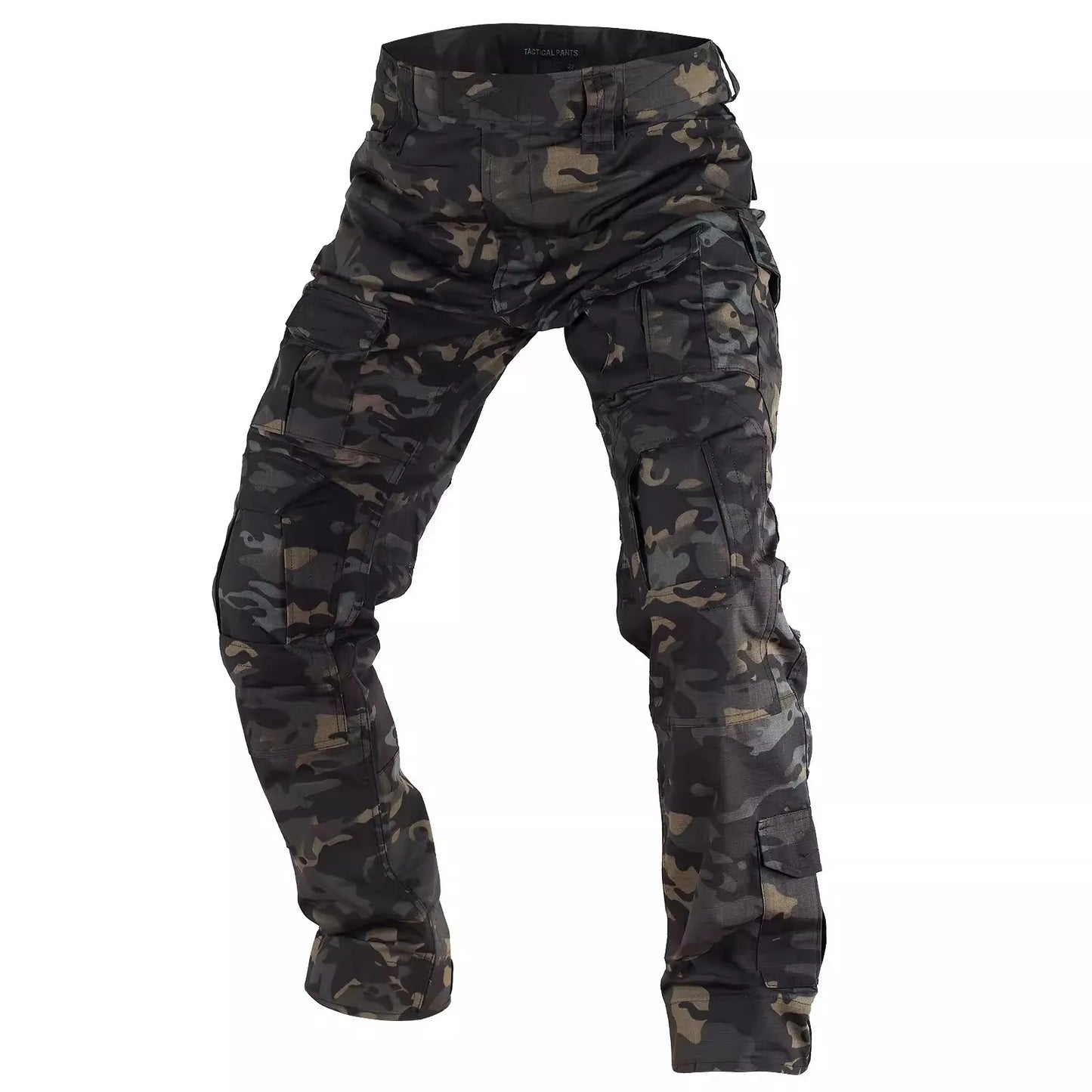 Militärischer Einsatzanzug Schwarz – Taktisches Set mit Hose und Oberteil