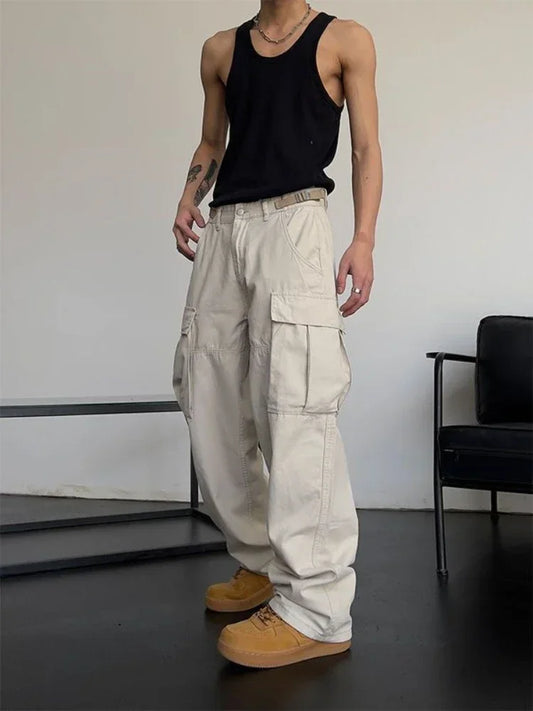 Cargohose Weiß Herren – Lockerer Vintage-Style mit Funktion