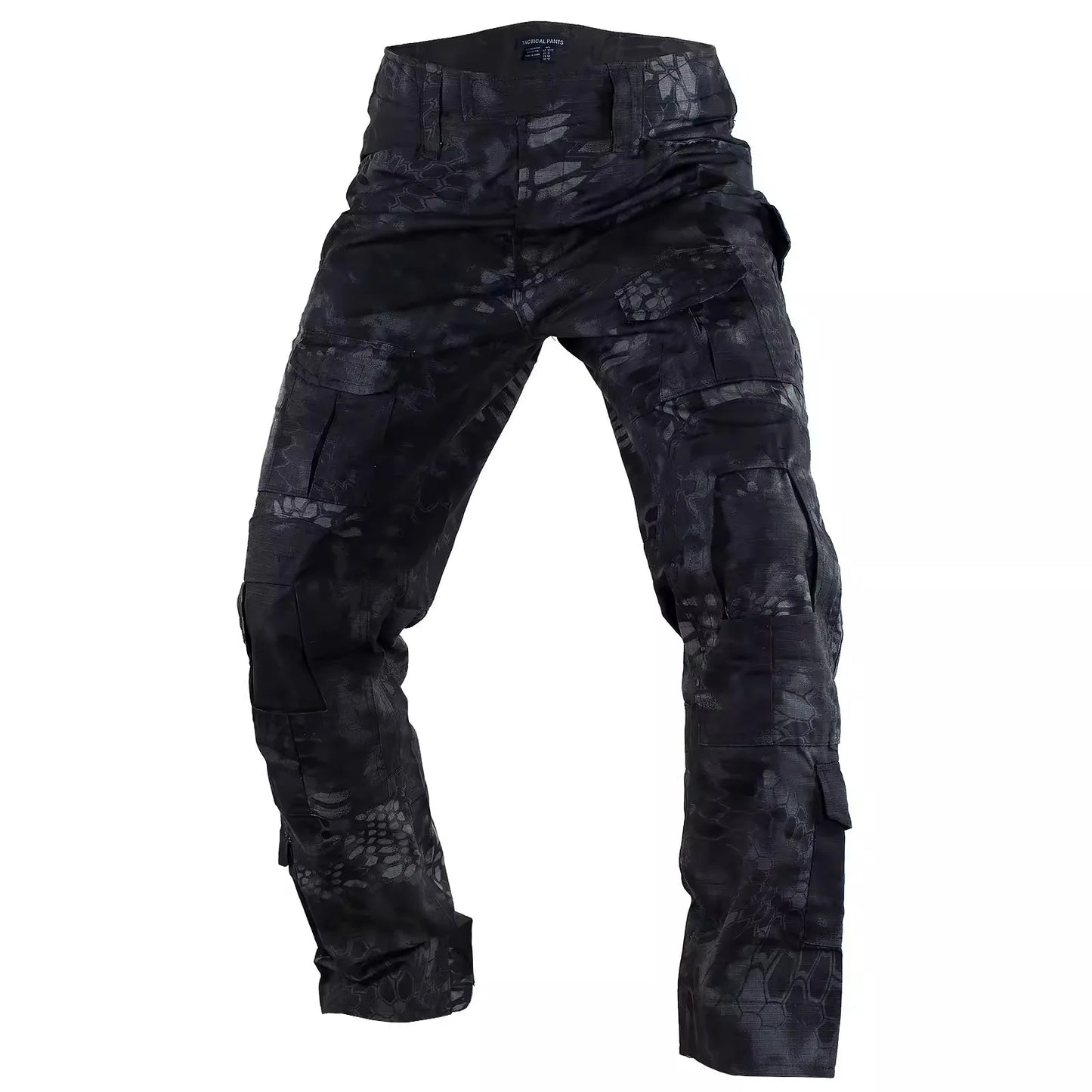 Militärischer Einsatzanzug Schwarz – Taktisches Set mit Hose und Oberteil