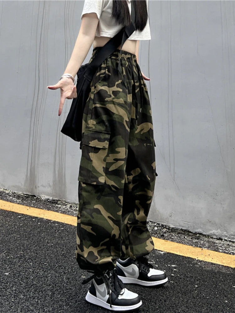 Urbaner Chic: Cargohosen im Military-Stil für Damen-Cargo Hose - 144
