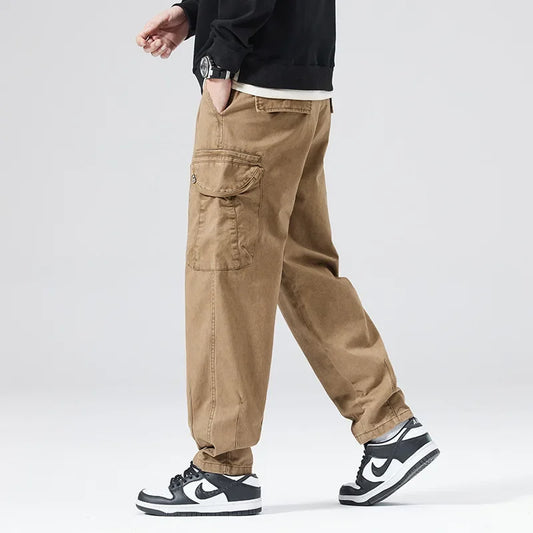Vintage Cargo Hose Herren Kaki – Lässiger Look trifft auf Komfort | Cargo Hose®-21