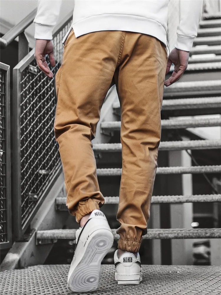 Hellgraue Jogger-Cargohose für Herren