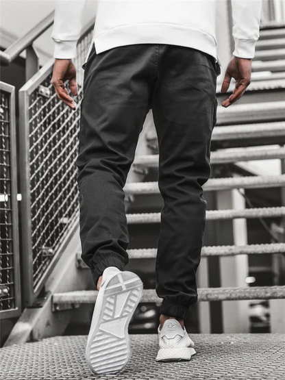 Hellgraue Jogger-Cargohose für Herren