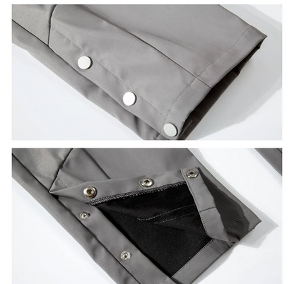 Anthrazit-graue Cargohose für Herren-Cargo Hose- 8