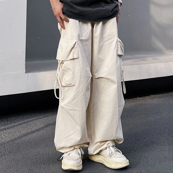 Cargo-Hose Herren Beige im Parachute-Style-cargo-hose-1