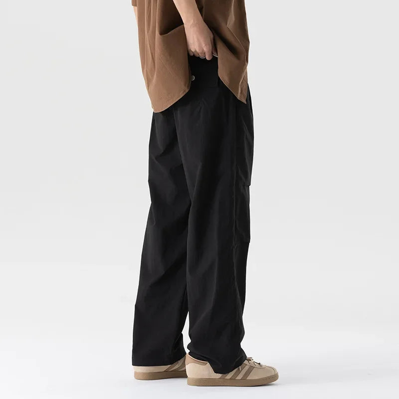 Cargo-Hose Herren black – Leicht, stilvoll & funktional für den Alltag-Cargo-Hose-2025