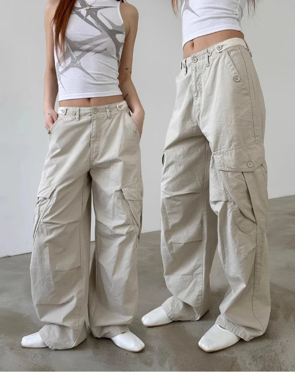 Cargo Hose Beige für Damen – Lässiger Style mit Komfort-Cargo-Hose





