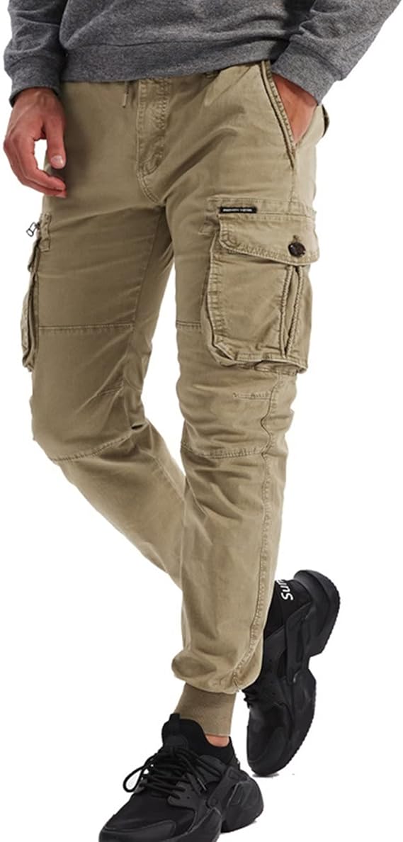Cargohose Herren Kaki – Taktisch, stylisch & funktional im Y2K-Stil-Cargo-Hose-77