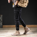 Urbaner Style: Slim-Cargo-Jeans für Herren im Camouflage-Look-Cargo Hose - 6