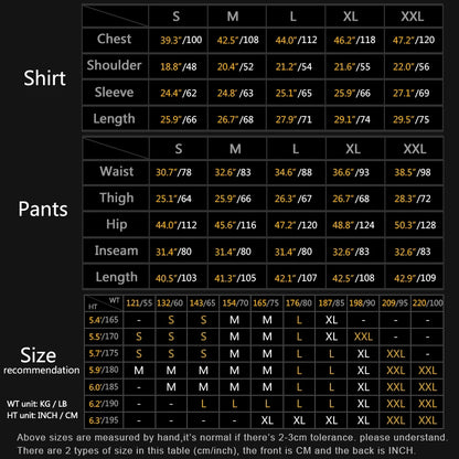 Taktischer Einsatzanzug Herren – Hose & Shirt mit Schützern