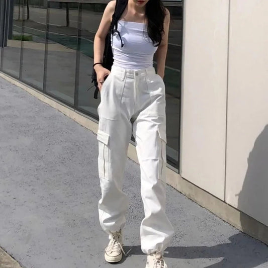 Cargohosen Nashi: ein trendiges Basic für Damen-Cago Hose- 6