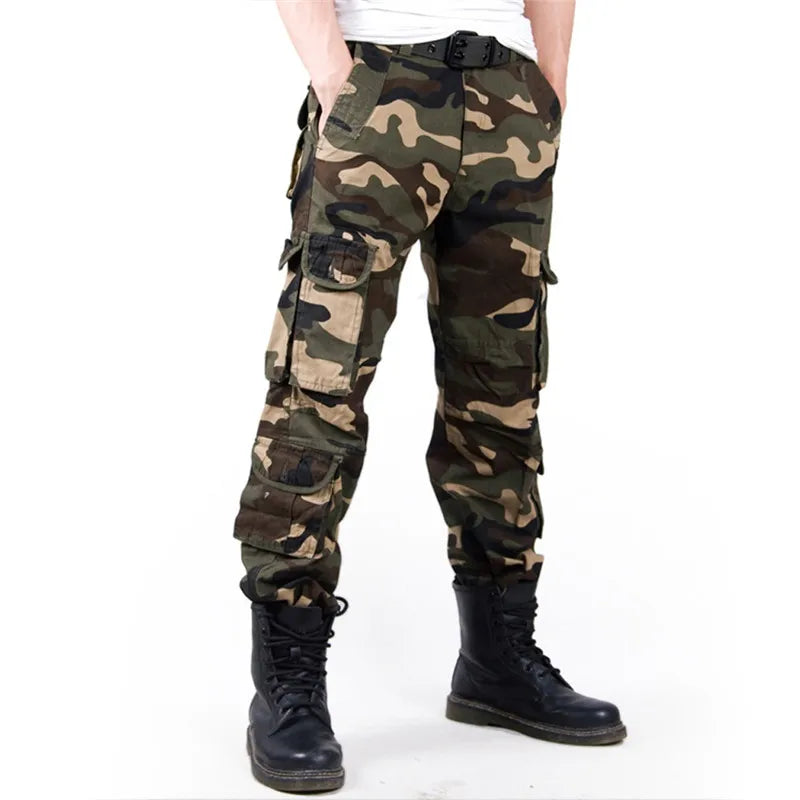 Military Chic: Sommer-Cargohose mit mehreren Taschen-cargo Hose-5