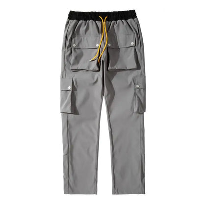 Anthrazit-graue Cargohose für Herren-Cargo Hose- 6
