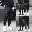 Hochwertige schwarze Cargohose im originalen Streetwear-Stil-Cargo Hose-2