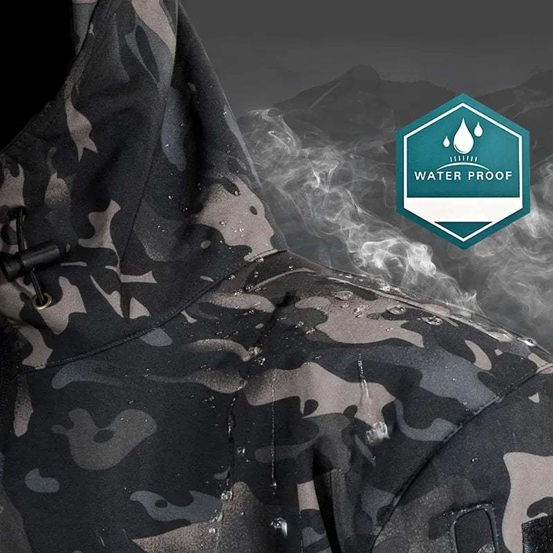 Taktische Kleidung 2-teilig für Herren – Camouflage Jacke & Cargohose