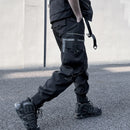 Sicherheit trifft Stil: Schwarze Cargohose-Cargo Hose- 