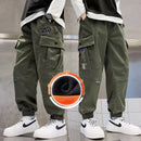 Hochwertige Kinder-Cargohose für kleine Abenteurer-Cargo Hose -green