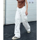 Braune Cargohose für Damen: stilvoll und bequem-Cargo Hose - 6