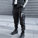 Sicherheit trifft Stil: Schwarze Cargohose-Cargo Hose- 3