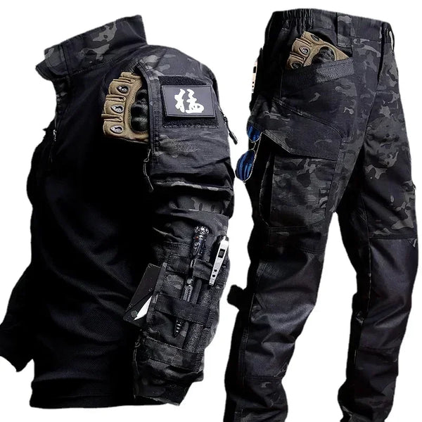 Taktischer Einsatzanzug Herren – Outdoor Set Shirt & Hose