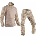 Militärischer Einsatzanzug Schwarz – Taktisches Set mit Hose und Oberteil