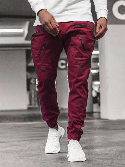 Hellgraue Jogger-Cargohose für Herren