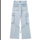 Denim Deluxe: Damen Cargo Jeans Highlight - 2024-Cargo Hose - 55