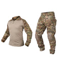 Taktischer Einsatzanzug Herren – Hose & Shirt mit Schützern