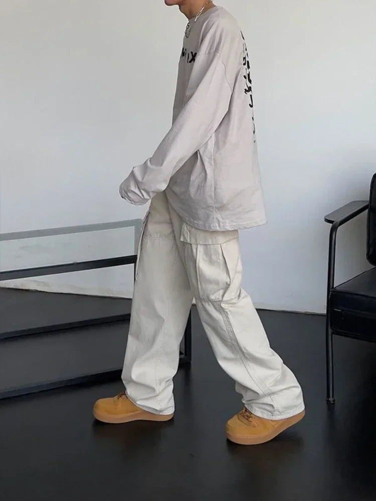 Cargohose Weiß Herren – Lockerer Vintage-Style mit Funktion