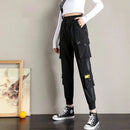 Erleben Sie den Sommer mit Stil – schwarze Cargohosen für Damen!-Cargo Hose -2