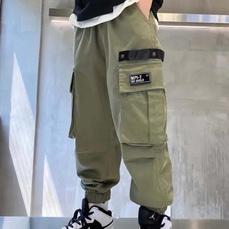 Einzigartiges Glück: Stylische Soultok-Cargohose für Kinder-Cargo Hose-47