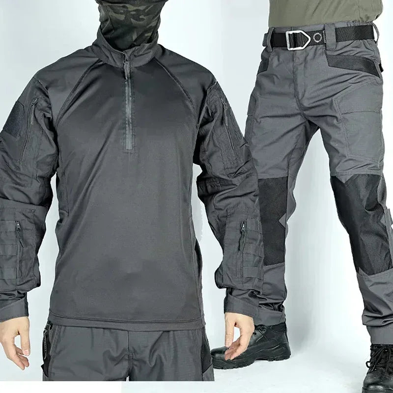 Taktischer Einsatzanzug Herren – Outdoor Set Shirt & Hose