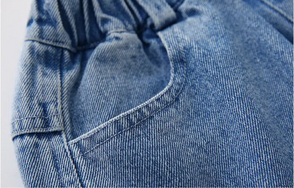 Weite Cargo-Jeans für Mädchen: Komfort und Eleganz vereint