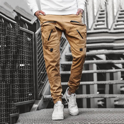 Hellgraue Jogger-Cargohose für Herren